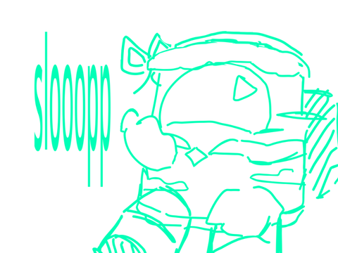 tween test slop thing but cyan among us yay