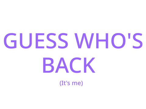 I’M BACK!!! (Trip Info and Account Things)
