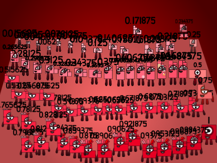 Numberblocks band 64ths up to 1 but i made my own