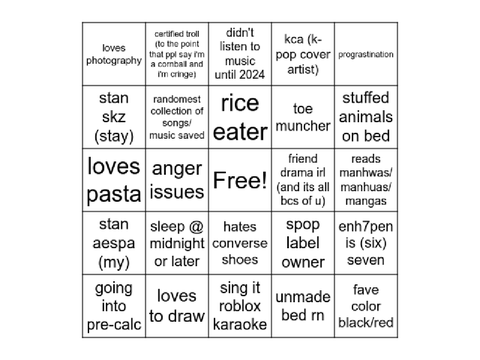 ena bingo teehee ☺️✅✅