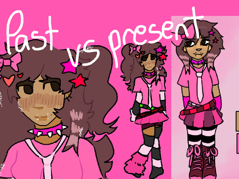 My Ocs in the past vs now
