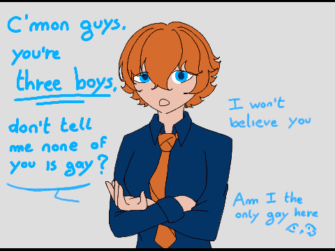 Pride OC art dump ◈ aren't they slightly✨gay✨ (+ wips)