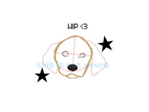 ★ WIP! Dog Drawing