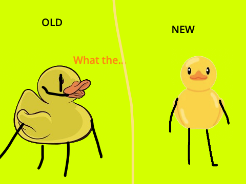 NEW RUBBERY DUCK POSES