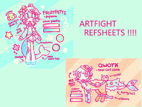  ★ ARTFIGHT REFSHEETS !! ★