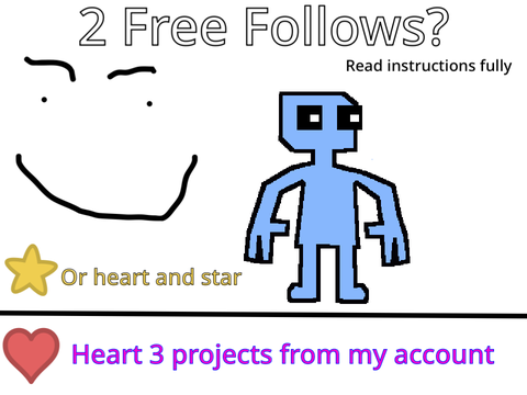 2 FREE FOLLOWS [CLOSED]