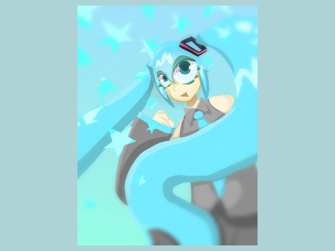 DAY 2: drawing miku until someone tells me to stop