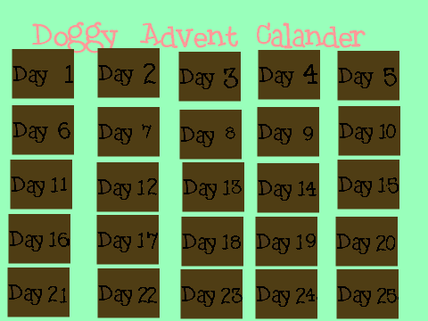 Doggy Advent Calander