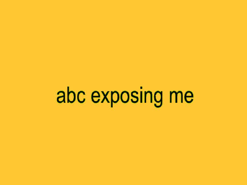 ★₊˚ abc exposing me (remixed)