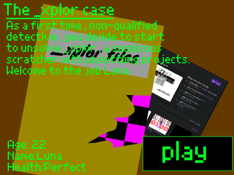 _xplor files menu screen