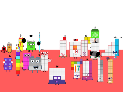 Number Blobs Bands 4