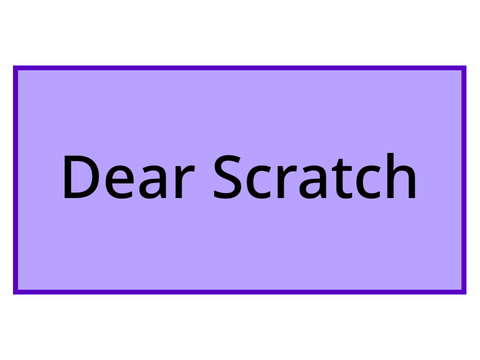 Dear scratch…