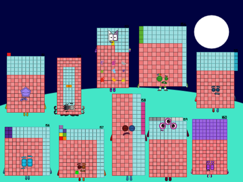 Numberblocks Band 151 - 160 (my take)