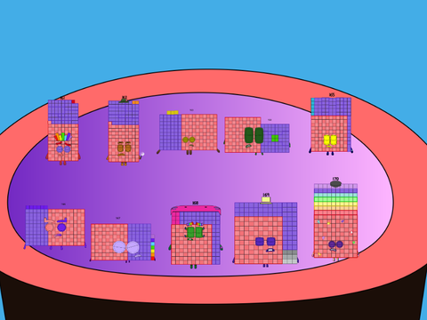 Numberblocks Band 161 - 170 (my take)