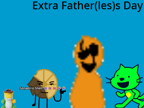Happy Extra Father(les)s Day from Garnpy Scratch cat