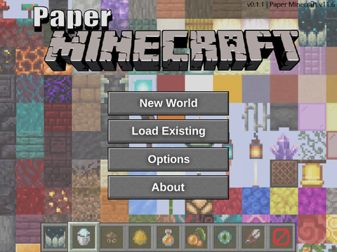 paper minecraft monjang studios