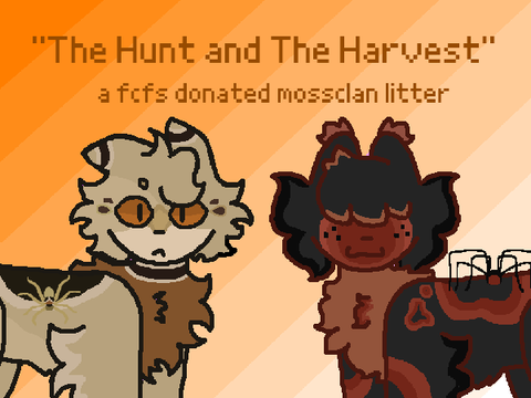 (TW: spiders) (WFA) "The Hunt and The Harvest" - a fcfs donated mc litter