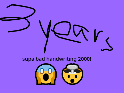 3 YEARS ON SCRATCH?