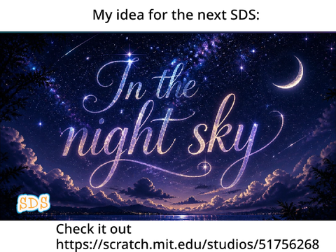 My sds idea: In the night sky 