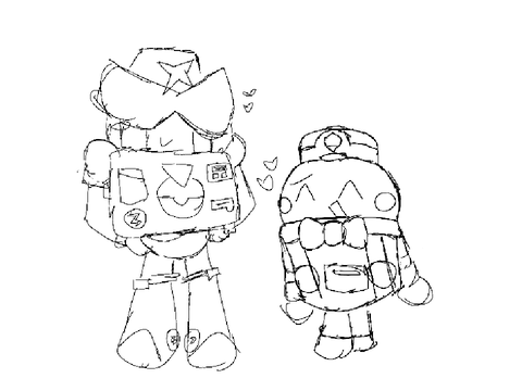 lou x surge except i have NO idea how to draw them