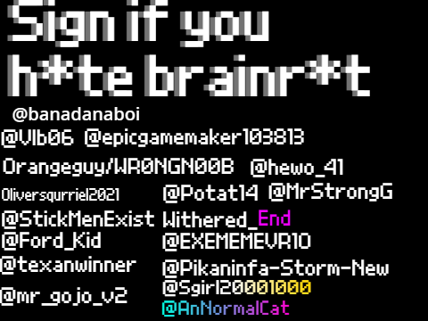 Sign if You hate Brainrot Garbage! remix
