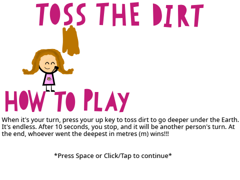 PHASBP 4-Player Minigame: Toss The Dirt.