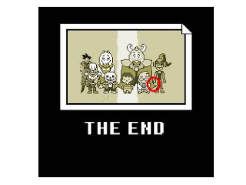 Secret in undertale pacifist ending!