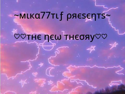 νσι¢є α¢т тнєσяу! ( ¢ℓσѕιηg ѕσση )