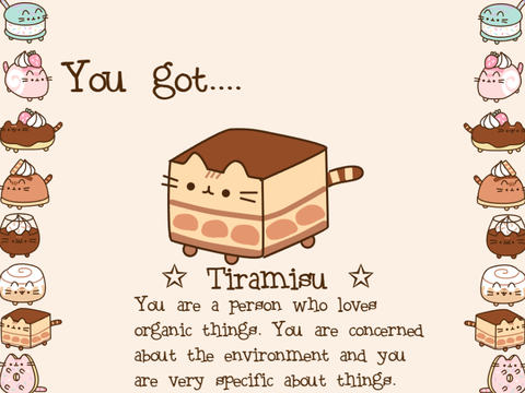 ♡ Which Dessert Are You? ♡ remix