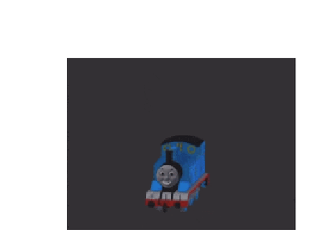 Thomas dancing to that eek song
