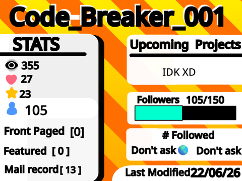My own stats
