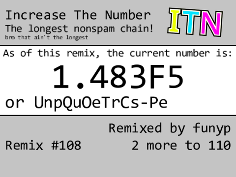 Increase The Number (nothingburg+(er*21)) (108)