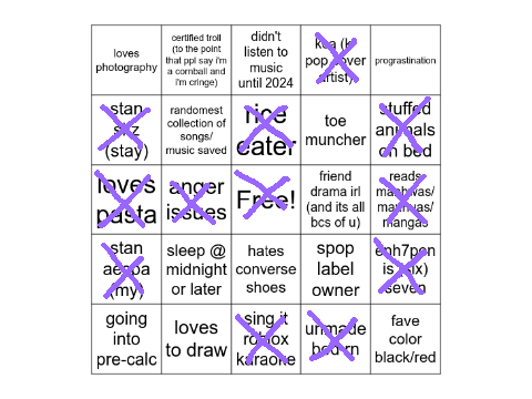 Ena's bingo