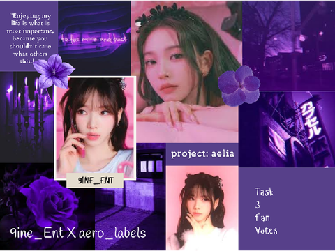 Project: Aelia Task 1 Fan Vote Results･ﾟ☆