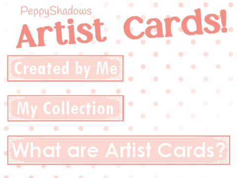 Artist Cards!