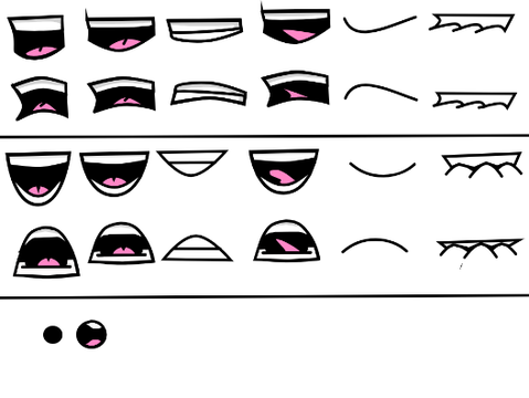 My mouth assets: free to use!