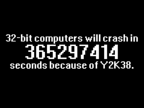 y2k38 32 bit limit unix time countdown