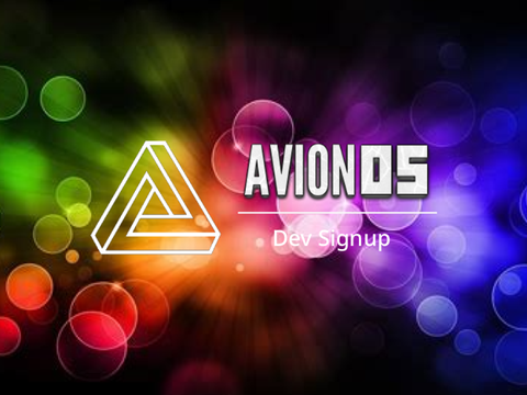 AvionOS Developer Signup