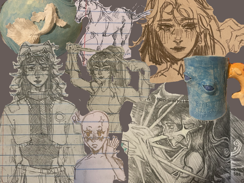 very big old art dump (64 photos proceed with caution)