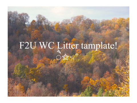 F2U WC Litter tamplate