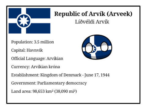 Arvík - Overview + OC ref