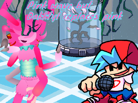 【FNF】Pinkwave but Dakktyl replaced Pink!?