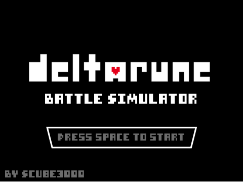 Deltarune battle simulator