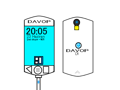 DAVOP D1 (HAYALİ TELEFON)