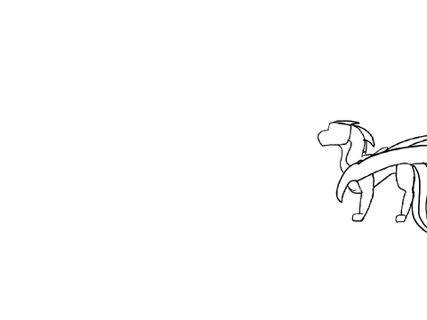 Dragon jumping template