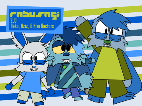 Rabusagi V2: Reko, Aziz, & Hiro Vectors