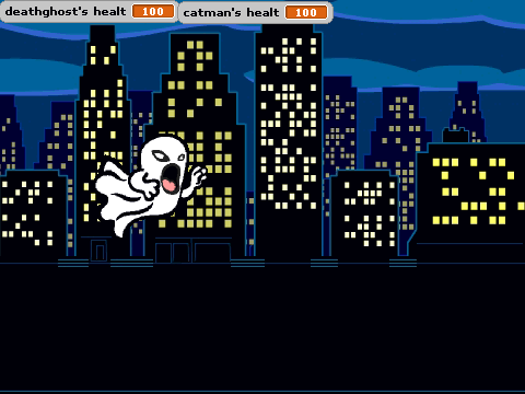 catman VS deathghost