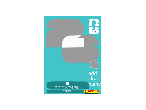 Panini Stamp template