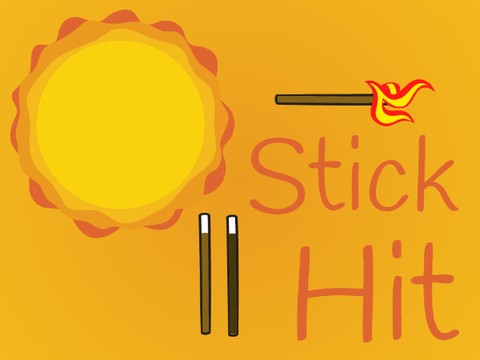 Stick Hit (strike) on the Sun