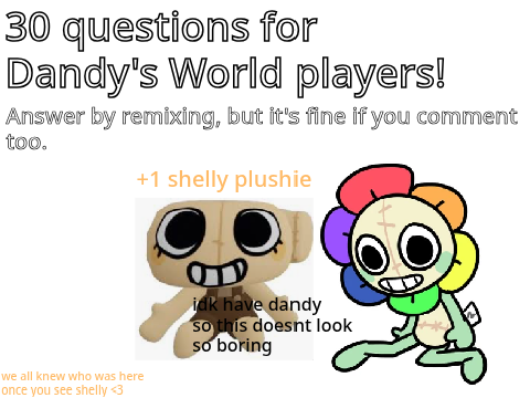 30 questions for Dandy's World players - answered!